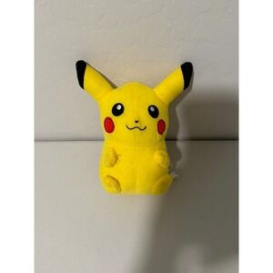 Pokemon Pikachu Plush Stuffed Toy Nintendo Yellow Electric Type Character 6 Inch